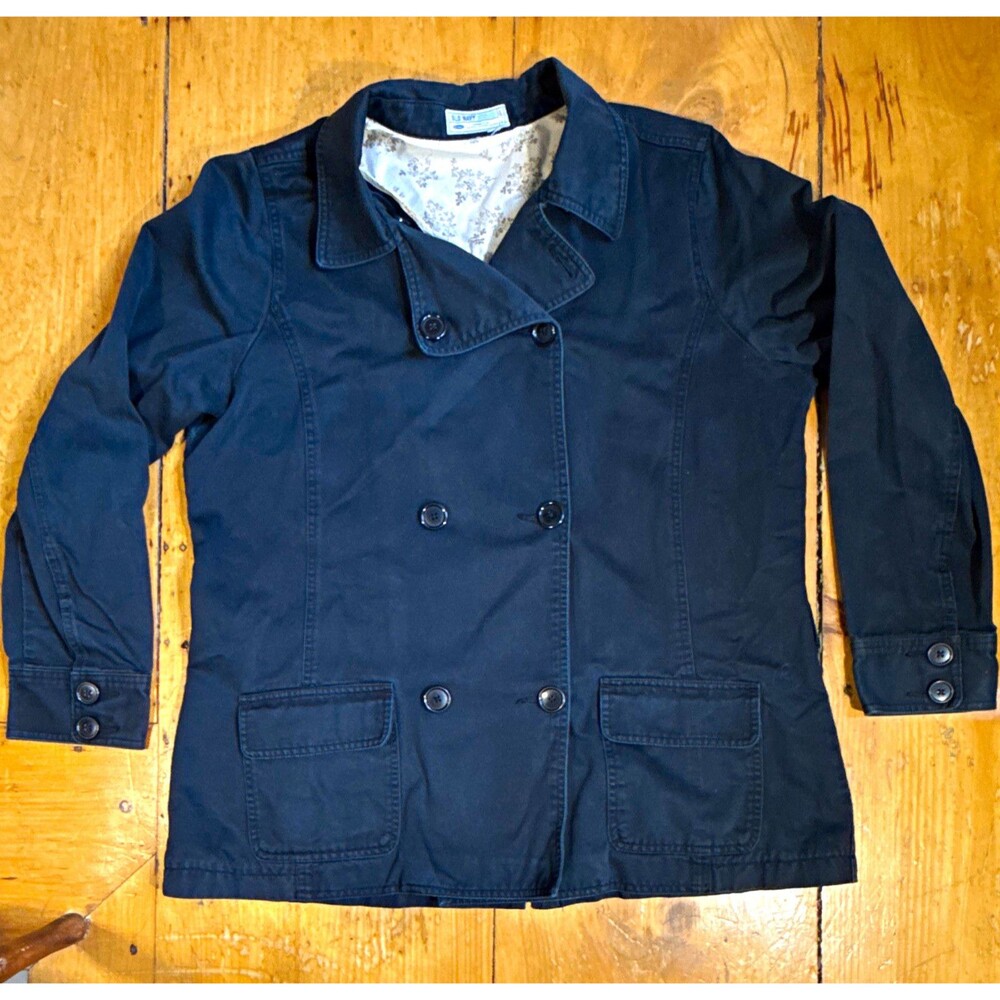 Old Navy Women’s Black Double Breasted Peacoat Jacket size XL